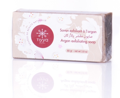 Image de Savon exfoliant à base d'huile d'argane TIYYA (80g)