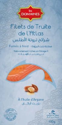 Image de Filet de truite fumée à l'huile d'argane - (100g)