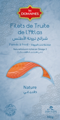 Image de Filet de truite fumée nature - (100g)